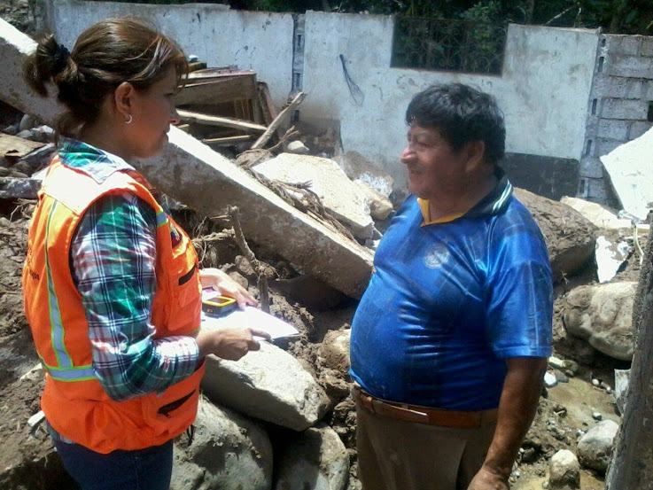 SGR evalúa daños en Alluriquín