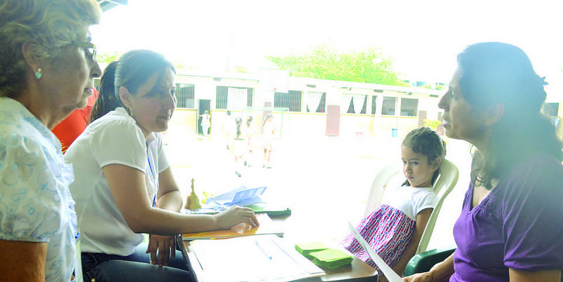 Hay acogida por parte de padres en la inscripción