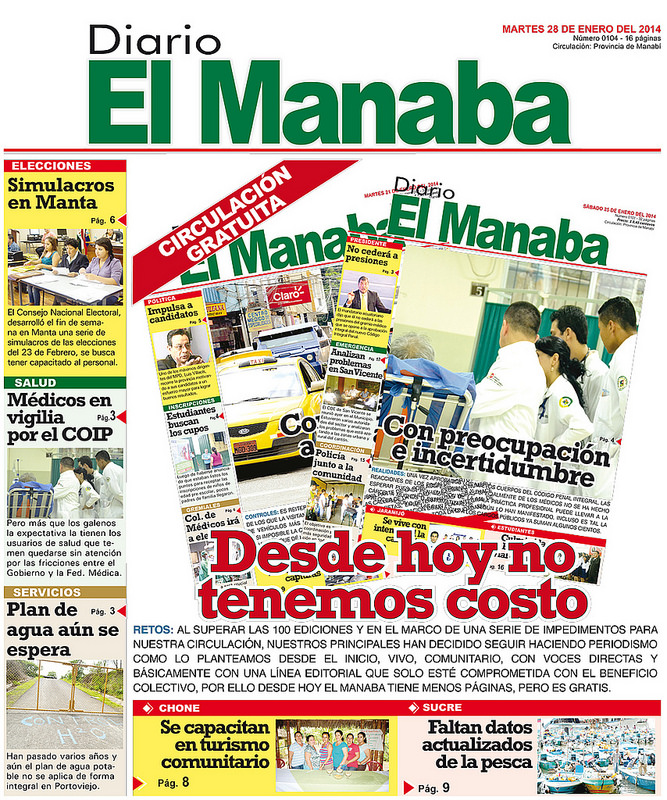 Desde hoy no tenemos costo