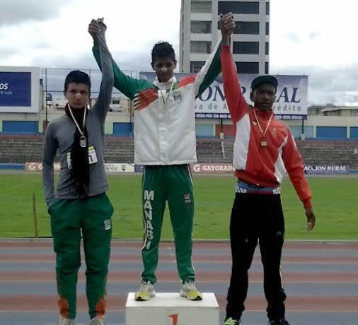 Destacada actuación de atletas manabitas en el campeonato nacional cadete