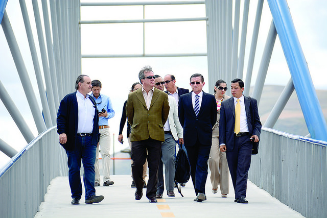 Alcalde de Portoviejo fue junto a tres de sus técnicos