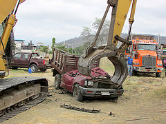82 vehículos y 625 motocicletas son chatarrizados en Manabí