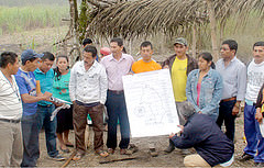 Recorrido en La Guanchincha límite con Santa Elena