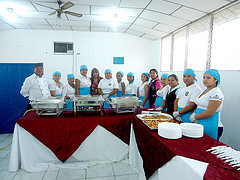 Clausuran curso de gastronomía