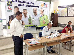 Bergmann hizo oficina en Charapotó
