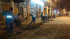100 toneladas de polvo han sido retiradas de las calles