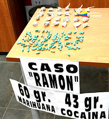 Policía Nacional decomisa cocaína y marihuana