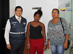 Dinapen atendió a una adolescente que estaba reportada como desaparecida