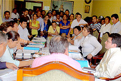 Sesión ordinaria pública, trata una importante agenda en Jipijapa