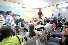 Se analizan compromisos del Gobierno con Crucita