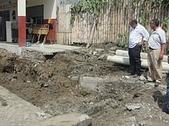 En Chone reparan red del alcantarillado sanitario