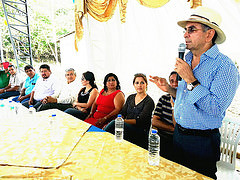 Inauguran la cubierta de estructura metálica  (tipo coliseo)