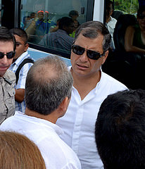 Alcalde  Deyton Alcívar y Rafael Correa mantuvieron dialogo