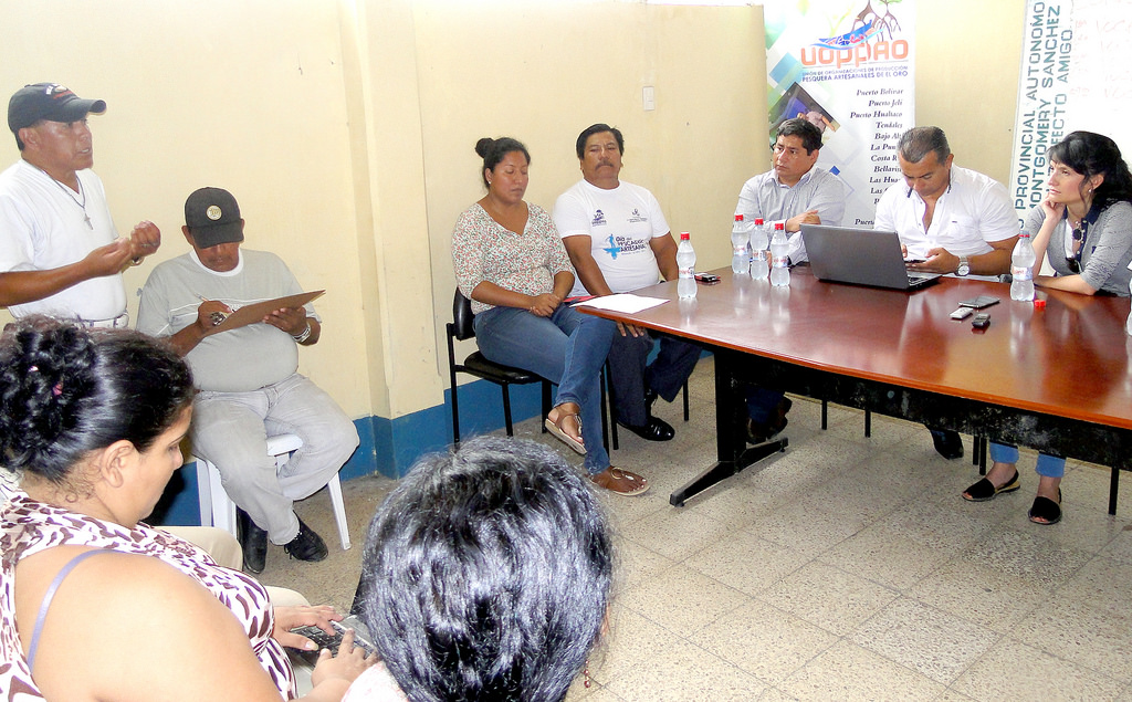 MAGAP analiza con pescadores de El Oro servicios de facilidades pesqueras