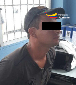 Ciudadano B.D.D.V, detenido por supuesto delito de violaciÃ³n en Portoviejo