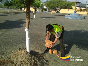 El jefe del Circuito Cerezos, tambiÃ©n colaborÃ³ con la recuperaciÃ³n de espacios pÃºblicos en Portoviejo