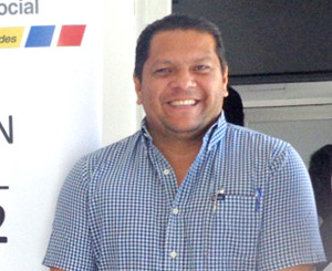 Fabricio Díaz Director Distrital del MIES Manta
