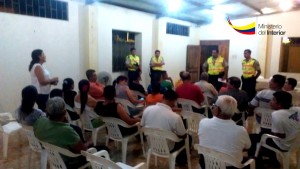 La Policía Nacional realizño Asamblea Comunitaria por el buen vivir en el Subcircuito Portoviejo.