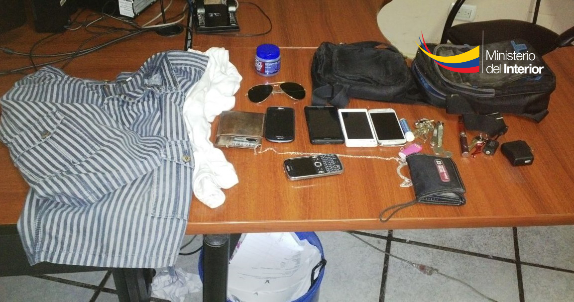 La Policía Nacional incautó evidencias de varios robos cometidos  en el Cantón Portoviejo
