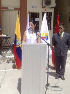 Lorena Bravo en Manabi