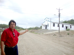 Cristóbal Toro Delgado ex alcalde de Montecristi en Manantiales