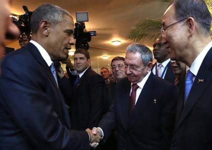 Histórico diálogo de Obama y Raúl Castro para avanzar en reconciliación