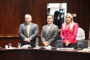 En sesión coorporativa donde inetrvino el concejal Erwin Valdiviezo para la aprobación de estas regalias.