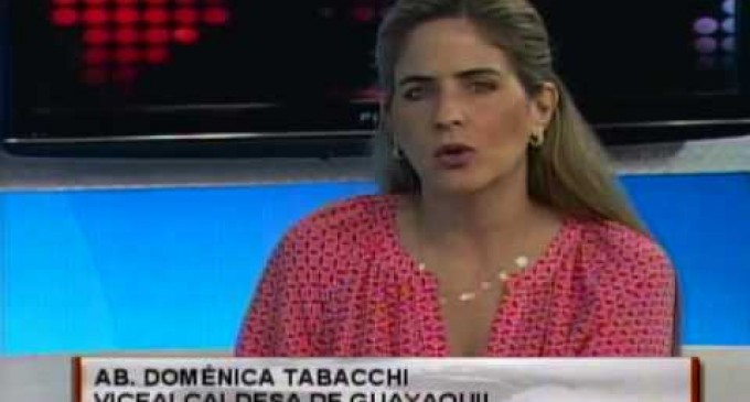 Doménica Tabacchi: ‘Vicealcaldesa de ojos verdes no, y Presidente de ojos verdes sí’