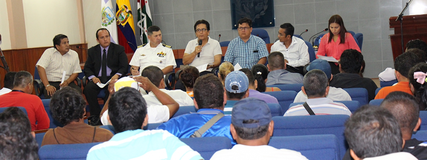 A esta socialización asistieron: Ítalo Mero, director municipal de Higiene y Salubridad; José Paredes, director municipal de Tránsito; Hugo Álvarez, capitán de navío; Ángel Menoscal, director municipal de Obras Públicas y Andrea Moreira, comisaria municipal.