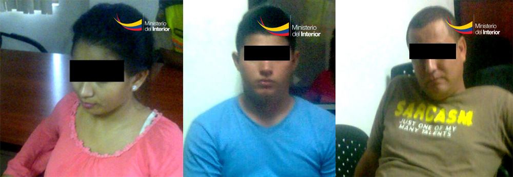 presunta banda de robo de carros