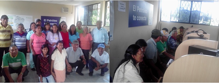 Adultos mayores de Napo acceden a la tecnología