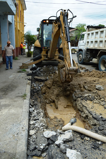 El antiguo sistema  de agua colapsa