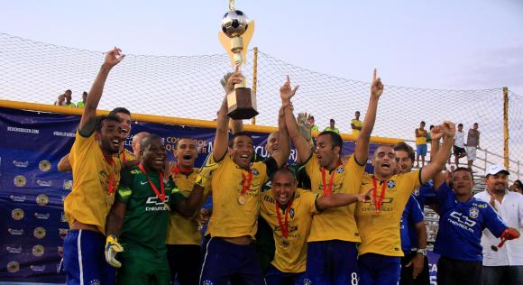 Brasil festeja en Ecuador su pentacampeonato del Sudamericano de Fútbol Playa