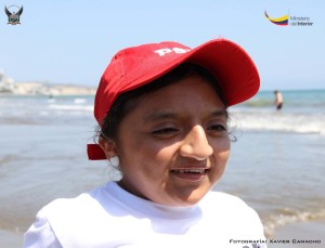 Ana Palma agradeció a la Policía Nacional por la integración brindada en Manta