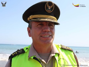 Coronel Mauro Vargas, jefe del Distrito Manta