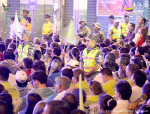Dispositivo de seguridad durante  celebración del día del chofer profesional ecuatoriano en Manta (5)