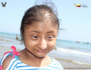 Gabriela Anchundia disfrutó la integración brindada por la Policía Nacional