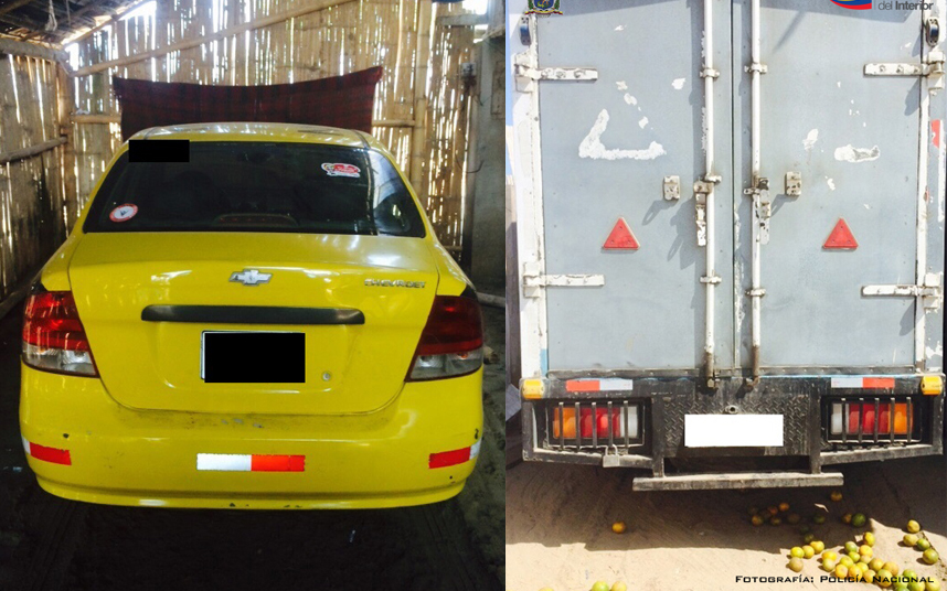 Dos vehículos recuperados y un detenido