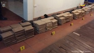 Droga aprehendida durante la operación Estribor, realizada en la parroquia Crucita de Portoviejo