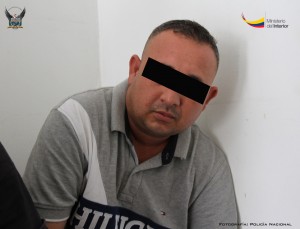 Luis Kelvin A.I., detenido durante la operación Estribor, realizada en el sector La Boca de la parroquia Crucita en Portoviejo