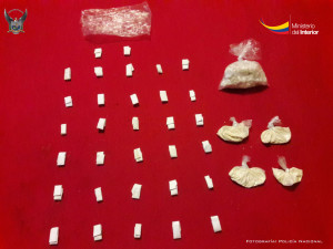 Droga aprehendida en el sector San Alejo de Portoviejo
