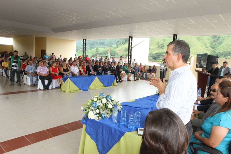 Mariano Zambrano, participó de la rendición de cuentas  en el cantón Olmedo