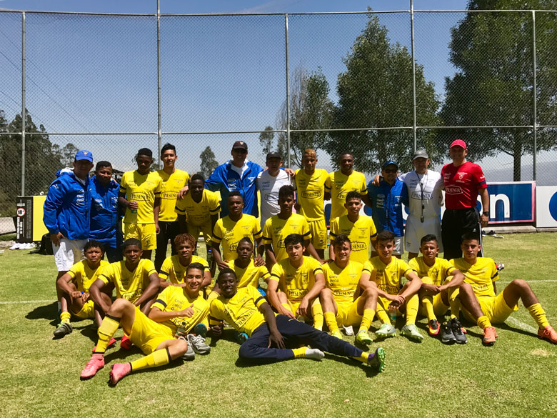 La selección de Ecuador Sub 17 participará  en un torneo Internacional en Colombia