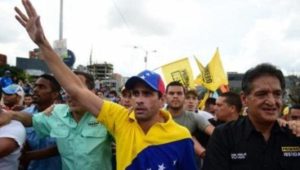 Henrique Capriles en la Toma de Venezuela.