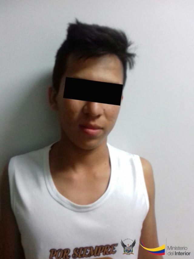 Con orden de captura por un delito de  droga, joven fue  detenido en Manta