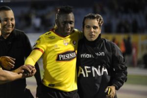 El delantero Erick Castillo fue el autor del único tanto con el que su equipo superó 1-0 sobre El Nacional en el estadio Olímpico Atahualpa de Quito