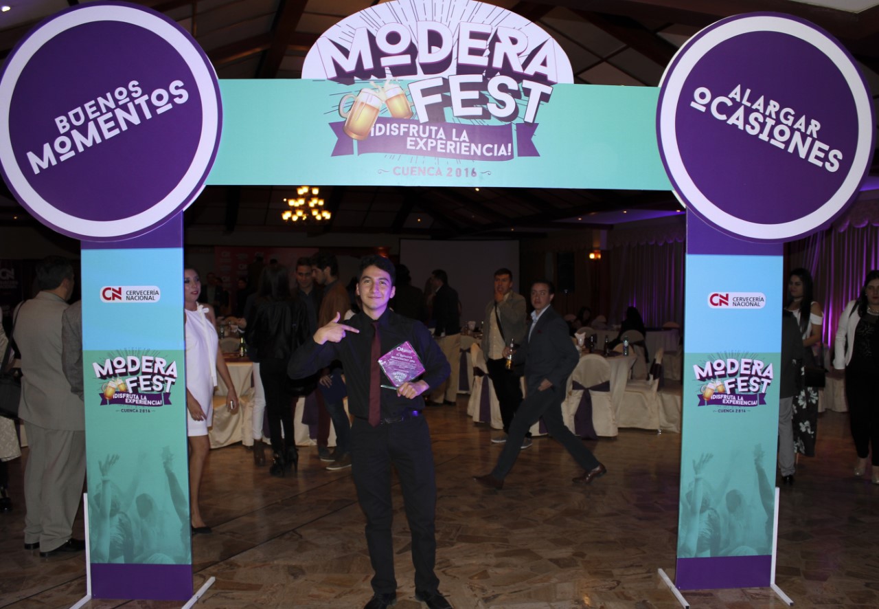 “David carrillo” fue el ganador de los 8 mil dólares del moderafest